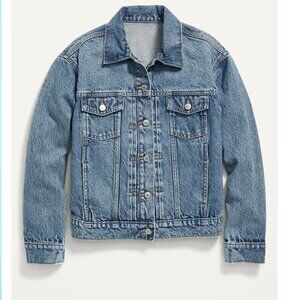 Old Navy Jean Jacket Women's Relaxed Denim XXL